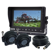 Bus Integrated Dual Rear View Camera System